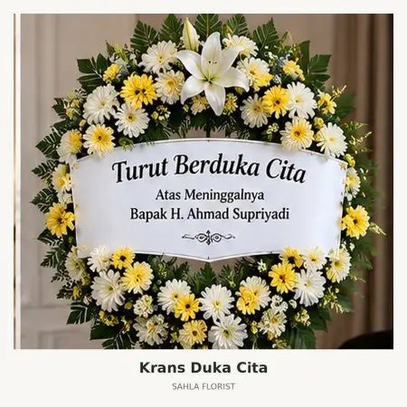 Krans Bunga Duka Rs Hermina Tangerang